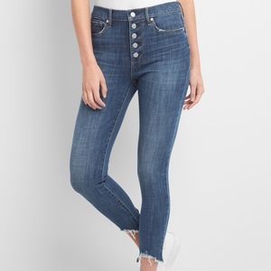 High Rise True Skinny Ankle Jeans in 360 Stretch